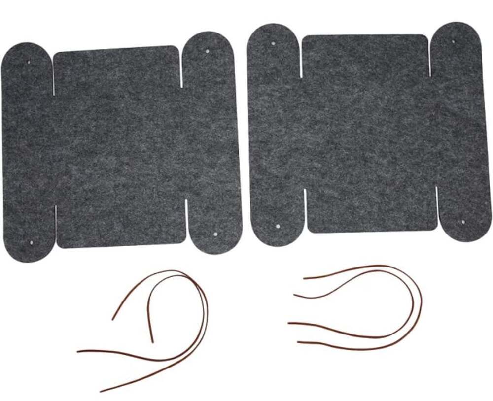 Felt Basket,  Felt Storage Box Desktop Storage Convenient 2pcs Foldable